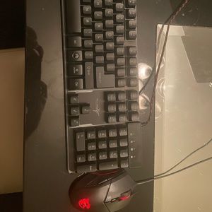 SkyTech Keyboard basically New, MSI Mouse Basically New